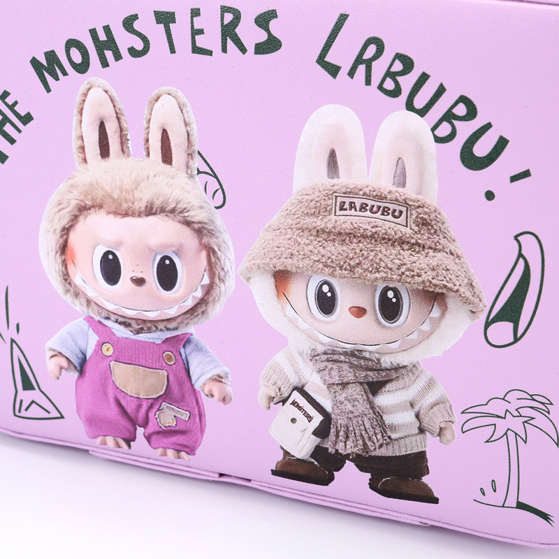 🔥Labubu Cute gift box(1 suitcase + 9 random items)
