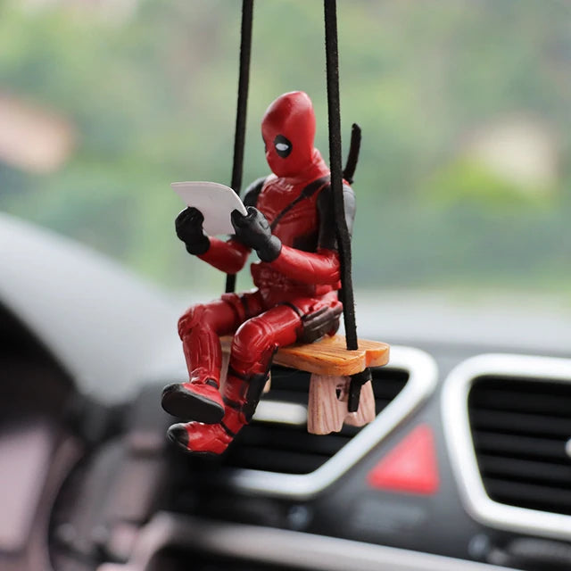 đ„Swinging Deadpool + đ„6 Deadpool Action Figures - Pack of 6
