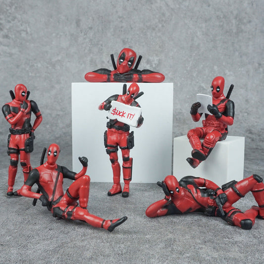 🔥6 Deadpool Action Figures - Pack of 6